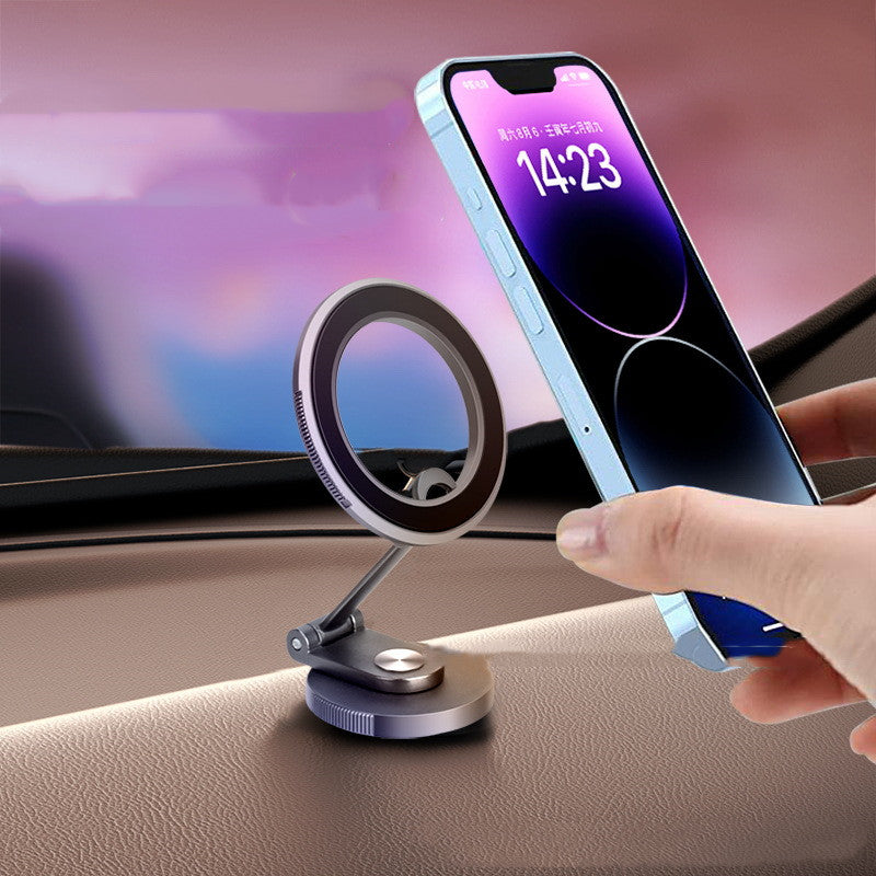 Magnetic Car Phone Holder Alloy Rotation